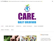 Tablet Screenshot of galitgoldfarb.com